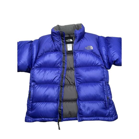 VINTAGE THE NORTH‎ FACE WOMEN’S NUPTSE 700 DOWN PUFFER JACKET VIOLET (Y2K) - M - Picture 2 of 9
